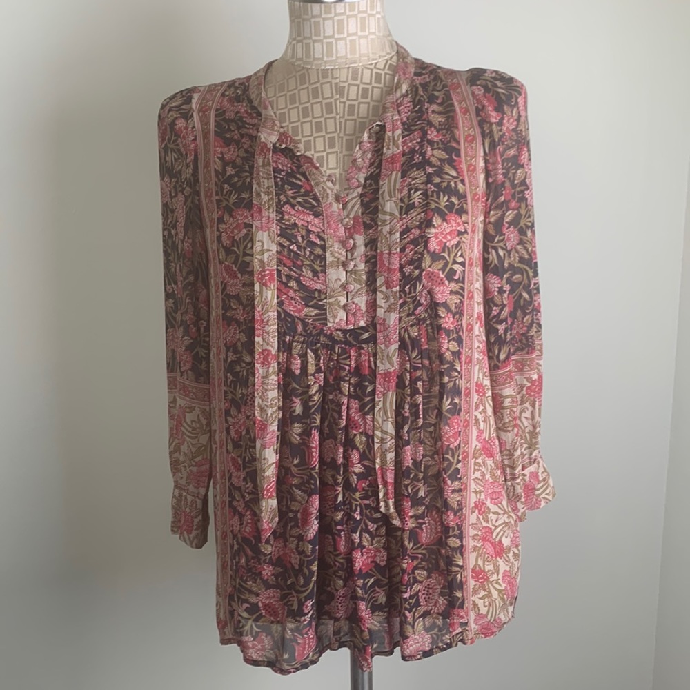 Joie Silk Sheer Blouse